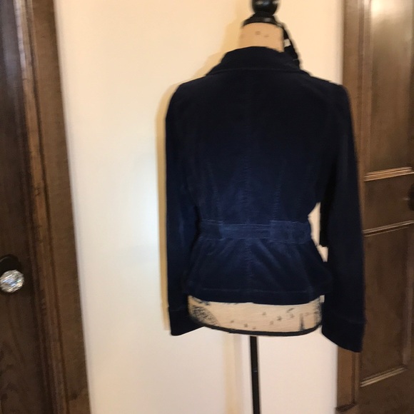 Ann Taylor Loft corduroy Jacket, Dark Blue size 6 - Picture 2 of 6